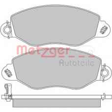1170210 METZGER Комплект тормозных колодок, дисковый тормоз