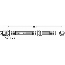 FBH7399 FIRST LINE Тормозной шланг