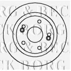 BBD4298 BORG & BECK Тормозной диск