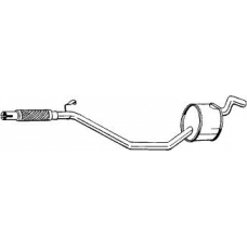 283-009 BOSAL Средний глушитель выхлопных газов