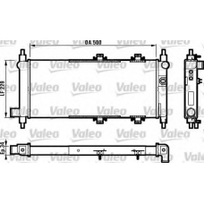 732391 VALEO Радиатор, охлаждение двигателя