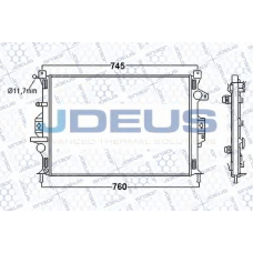 012M32 JDEUS Радиатор, охлаждение двигателя