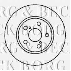 BBD5106 BORG & BECK Тормозной диск