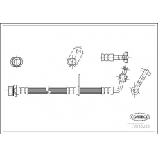 19033083 CORTECO Тормозной шланг