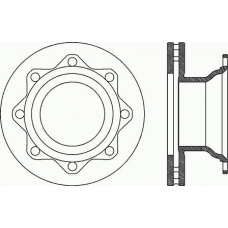 DSX1080.20 ROADHOUSE Тормозной диск