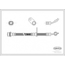 19033531 CORTECO Тормозной шланг