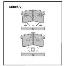 ADB0572 Allied Nippon Тормозные колодки