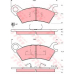 GDB324 TRW Комплект тормозных колодок, дисковый тормоз