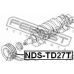 NDS-TD27T FEBEST Ременный шкив, коленчатый вал