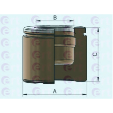 151201-C ERT Поршень, корпус скобы тормоза
