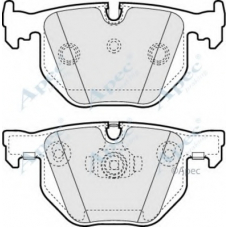 PAD1266 APEC Комплект тормозных колодок, дисковый тормоз
