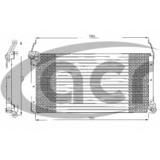 300297 ACR Конденсатор, кондиционер