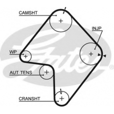 5355XS GATES Ремень ГРМ
