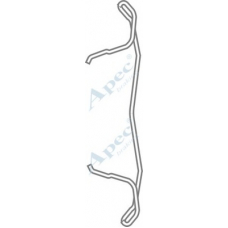 KIT510 APEC Комплектующие, тормозные колодки