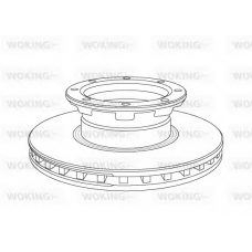 NSA1057.20 WOKING Тормозной диск