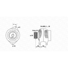 943354087010 MAGNETI MARELLI Генератор