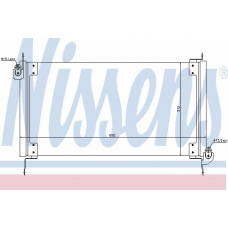 94753 NISSENS Конденсатор, кондиционер