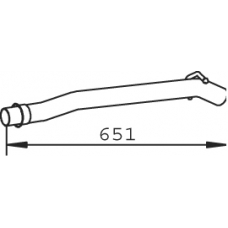 32507 DINEX Труба выхлопного газа