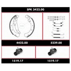 SPK 3422.00 REMSA Комплект тормозов, барабанный тормозной механизм