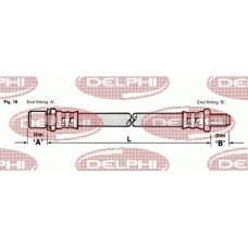 LH6094 DELPHI Тормозной шланг