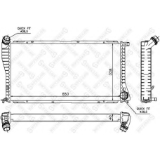 10-25296-SX STELLOX Радиатор, охлаждение двигателя