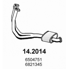 14.2014 ASSO Предглушитель выхлопных газов