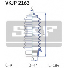 VKJP 2163 SKF Комплект пылника, рулевое управление