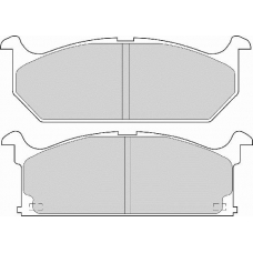 FD6291A NECTO Комплект тормозных колодок, дисковый тормоз