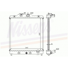 62285A NISSENS Радиатор 62285 a
