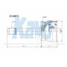 CV-6513 KAVO PARTS Шарнирный комплект, приводной вал