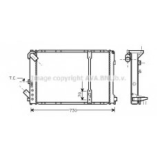 RTA2208 AVA Радиатор, охлаждение двигателя