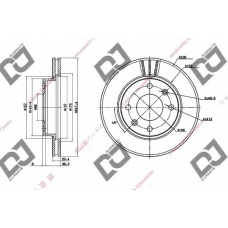 BD1538 DJ PARTS Тормозной диск