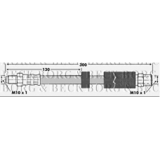 BBH6764 BORG & BECK Тормозной шланг