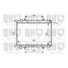 QER2586 QUINTON HAZELL Радиатор, охлаждение двигателя