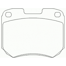 MDB1130 MINTEX Комплект тормозных колодок, дисковый тормоз