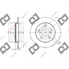 BD1421 DJ PARTS Тормозной диск