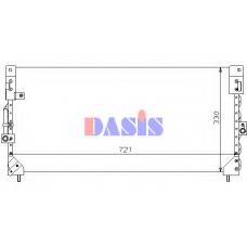 212960N AKS DASIS Конденсатор, кондиционер