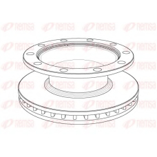 NCA1082.20 KAWE Тормозной диск