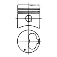 93260600 KOLBENSCHMIDT Поршень