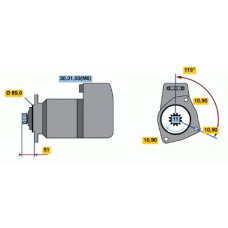 0 001 417 071 BOSCH Стартер