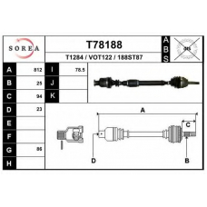 T78188 EAI Приводной вал