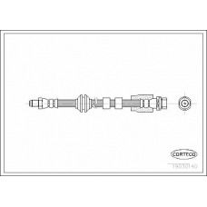 19030140 CORTECO Тормозной шланг