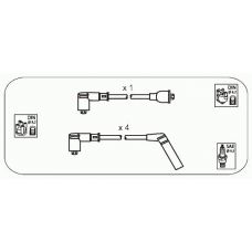 JP309 JANMOR Комплект проводов зажигания