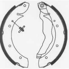BS887 QUINTON HAZELL Комплект тормозных колодок