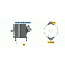 6 033 GB5 011 BOSCH Генератор