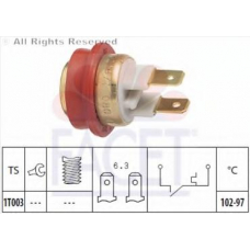 7.5208 FACET Термовыключатель, вентилятор радиатора
