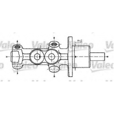 402232 VALEO Главный тормозной цилиндр