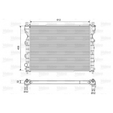 701567 VALEO Радиатор, охлаждение двигателя