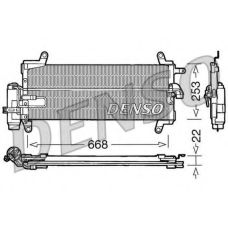 DCN09093 DENSO Конденсатор, кондиционер