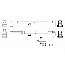 0 986 357 217 BOSCH Комплект проводов зажигания